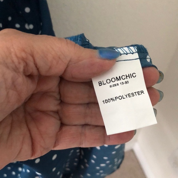 BloomChic Polka Dot Dress with pockets  NWOT - Picture 10 of 11